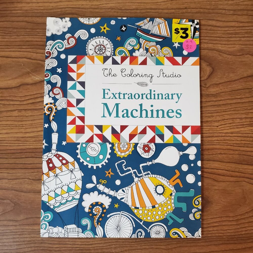 Extraordinary Machines Coloring Book *Must be bundled*